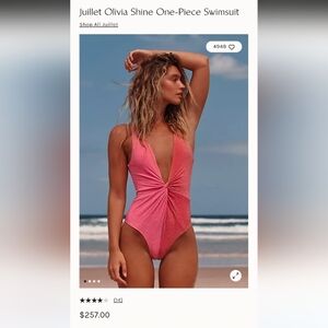 Olivia Pink One-Piece Swimsuit